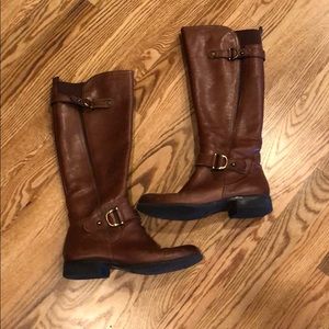 Like new Naturalizer brown riding boots size 7.5